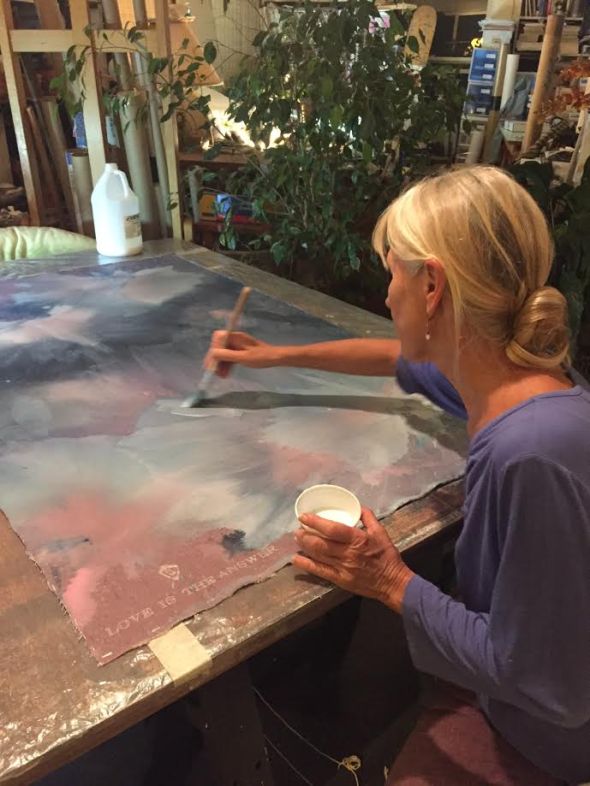 Calley sealing Ascension painting